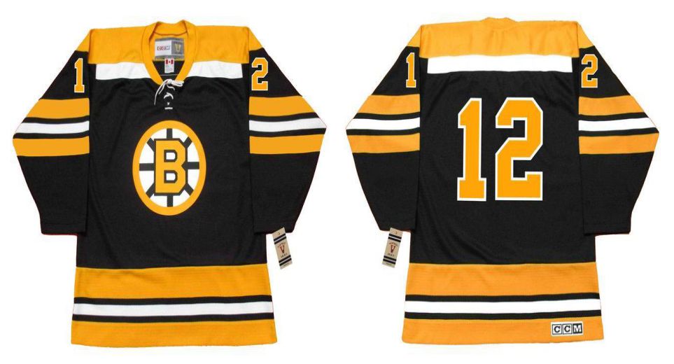 2019 Men Boston Bruins 12 Cashman Black CCM NHL jerseys1